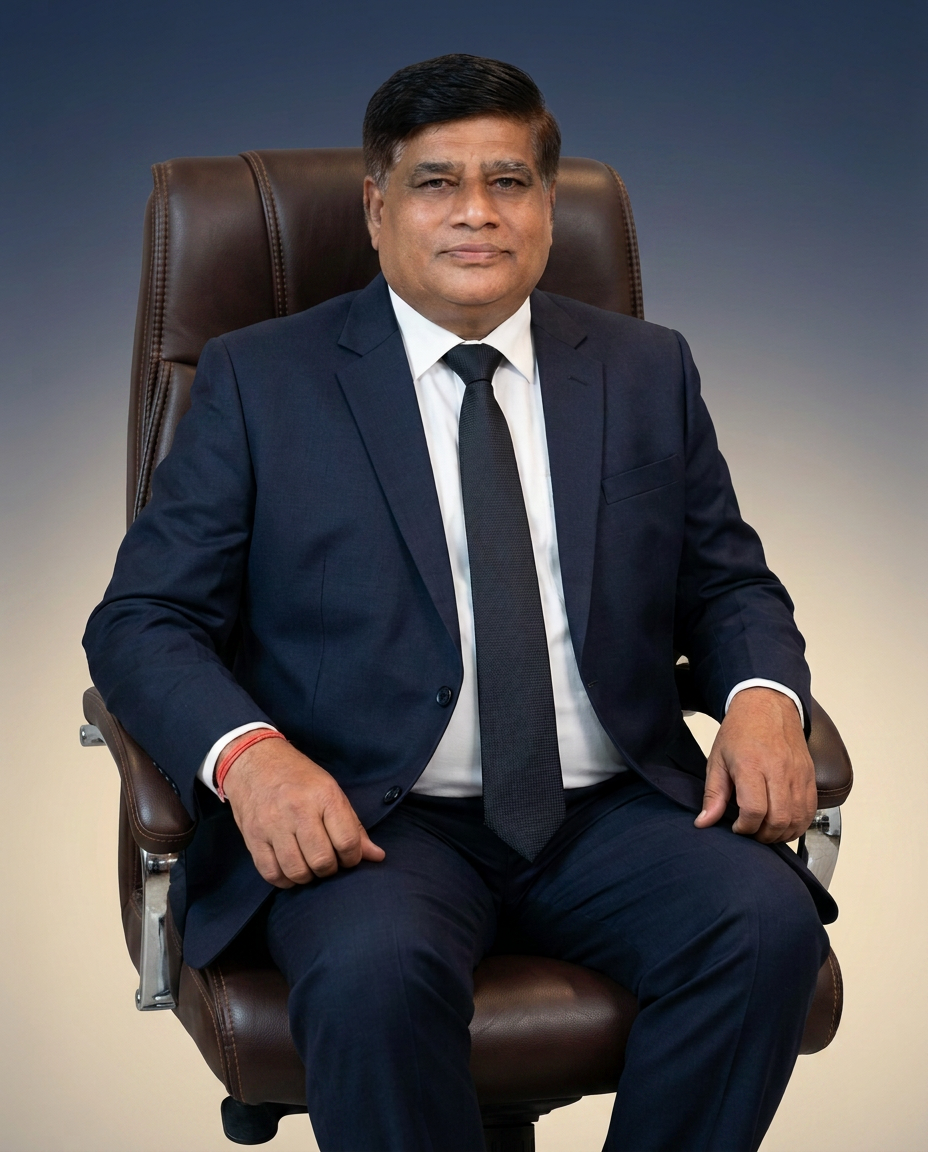 Portrait of Ramesh Mandhana, stock market mentor from Hyderabad